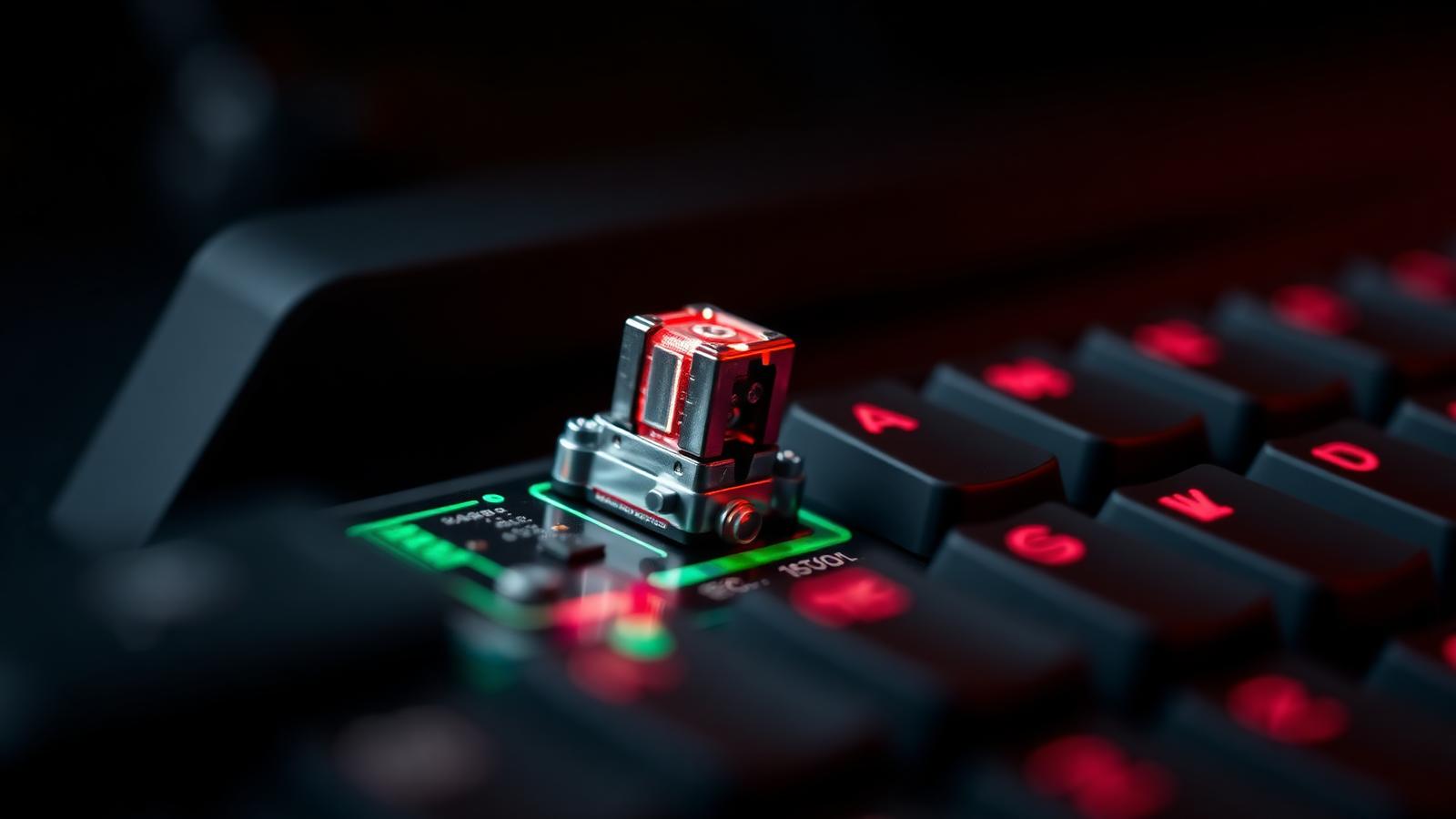 Hall Effect magnetic mechanical keyboard for esports