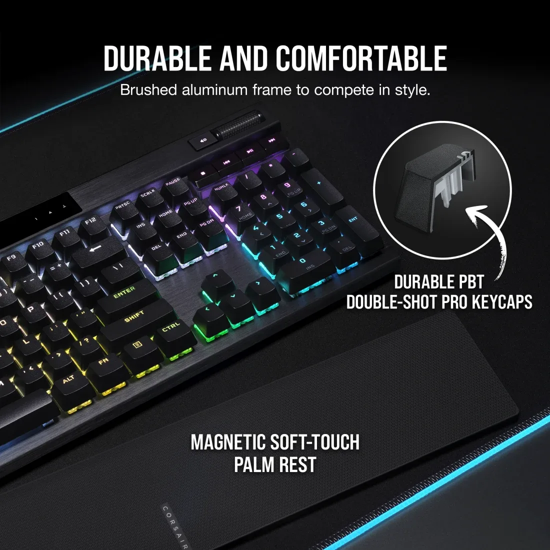 Corsair K70 RGB Pro detail shot 3