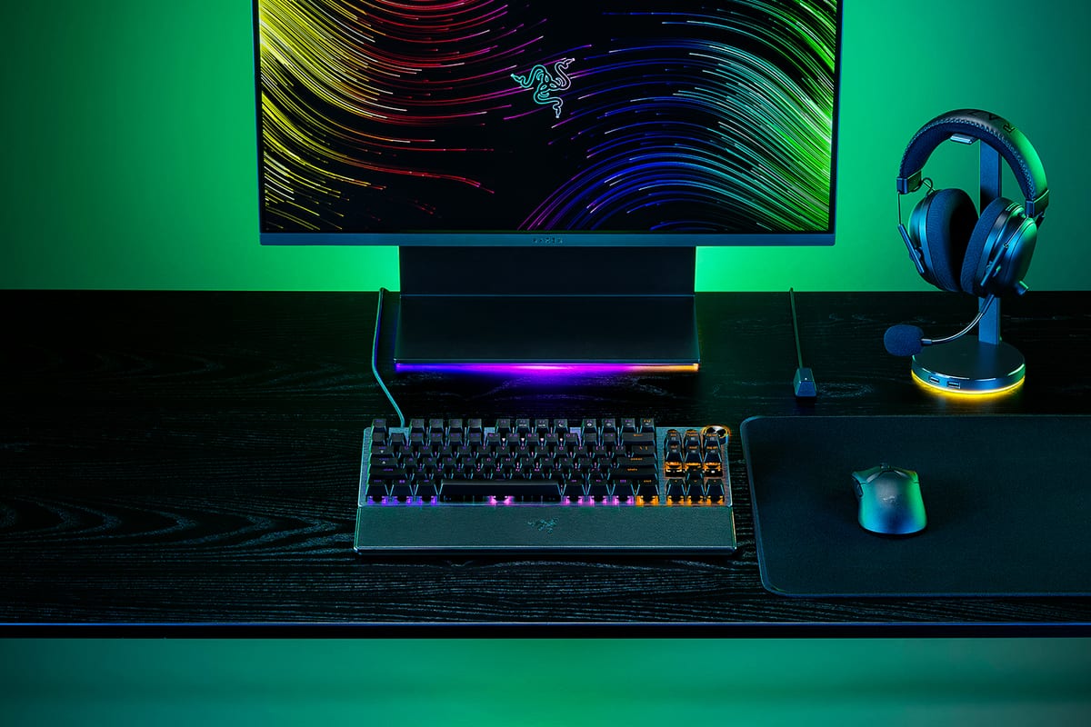 Razer Huntsman V3 Pro TKL detail shot 2